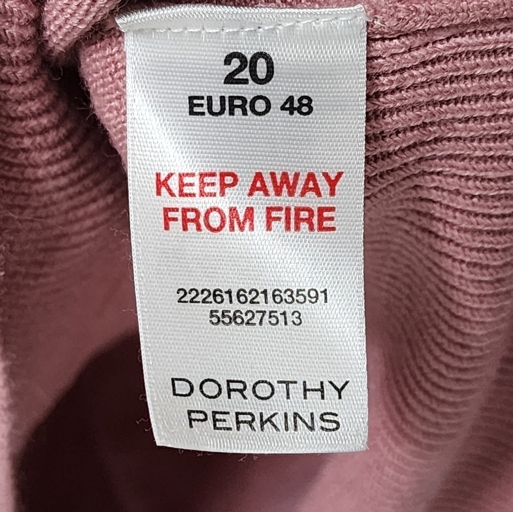 Dorothy Perkins v neck light knit jumper sweater - Picture 7 of 7